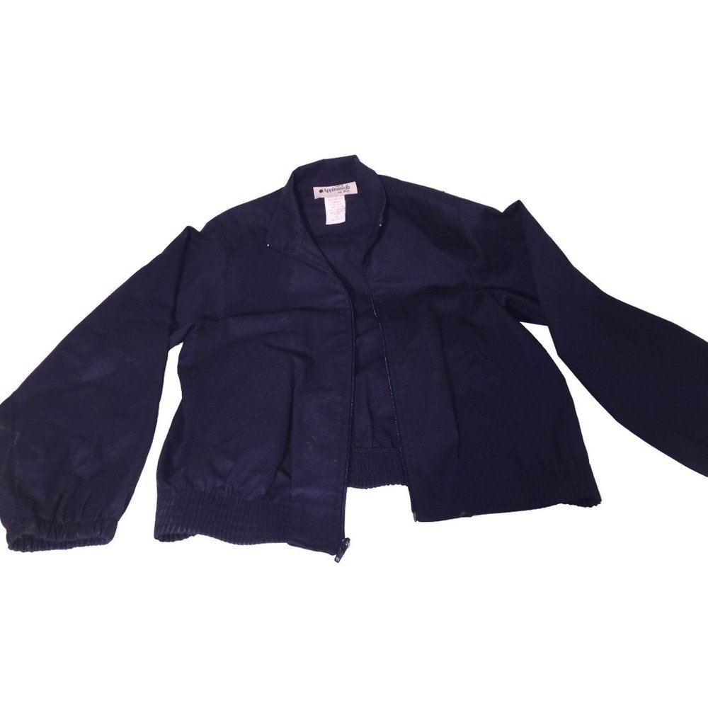 Vintage Appleseed's Navy Blue Jacket Women's Size 10 Petite - Appleseeds women's